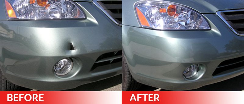 photo of automotive bumper repair service